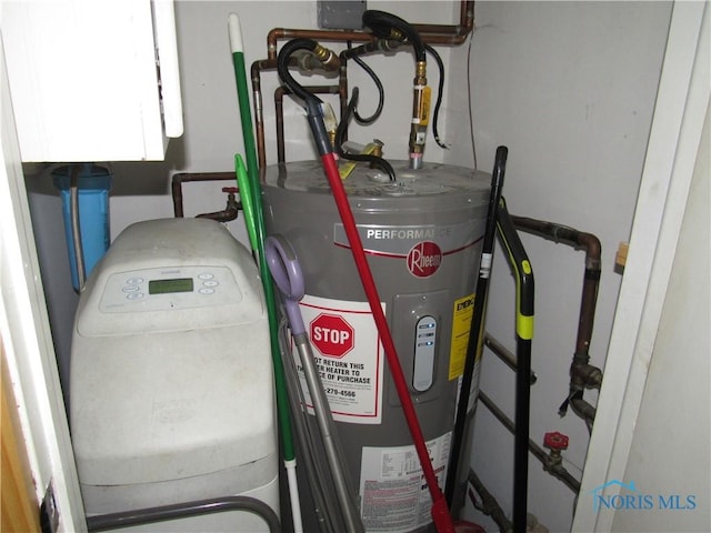 utilities featuring electric water heater