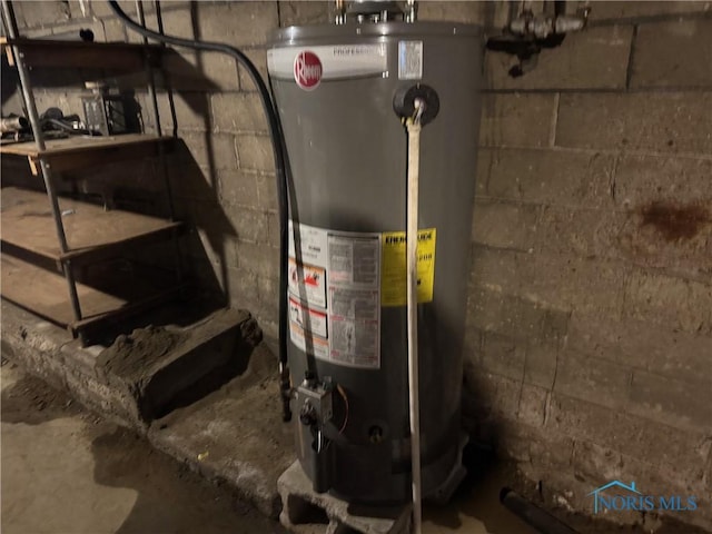 utilities with gas water heater