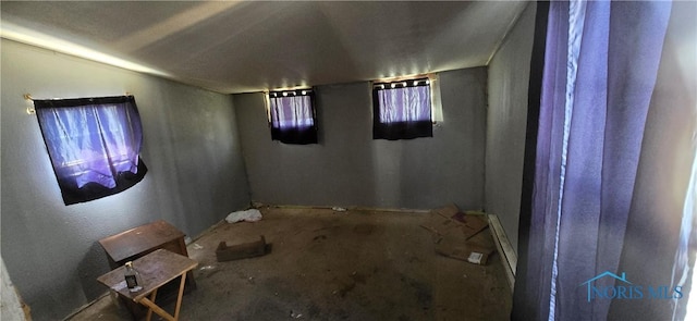 view of basement