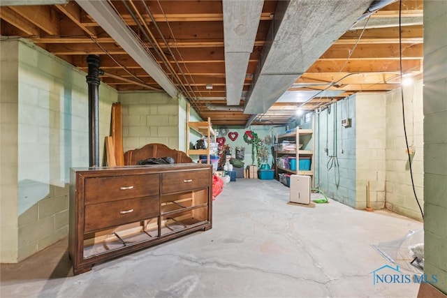 3448 Corey Rd, Toledo, OH 43615 - view of unfinished below grade area