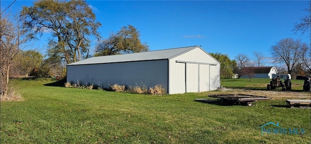 23675 W State Route 51, Genoa, OH 43430 - view of pole building with a yard