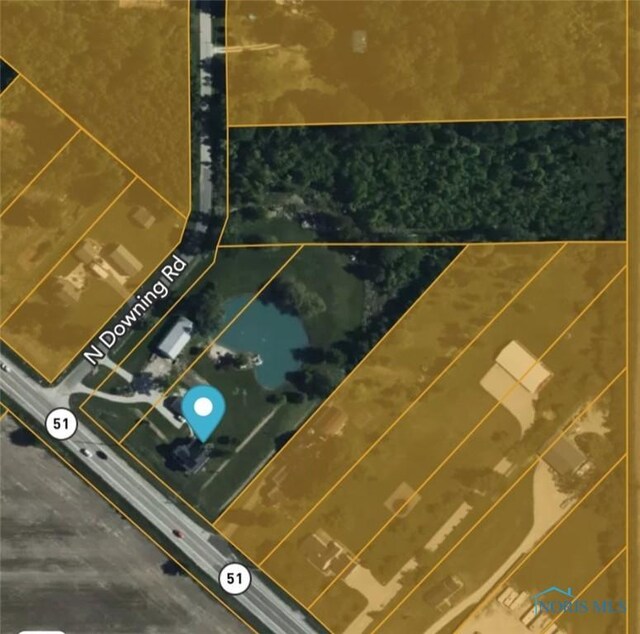 23675 W State Route 51, Genoa, OH 43430 - aerial overview of property's location
