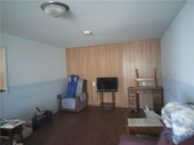 1390 Ayersville Ave, Defiance, OH 43512 - interior space featuring wood walls and wood finished floors