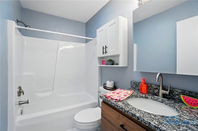 20161 Locust St, Weston, OH 43569 - full bathroom featuring bathing tub / shower combination, toilet, and vanity