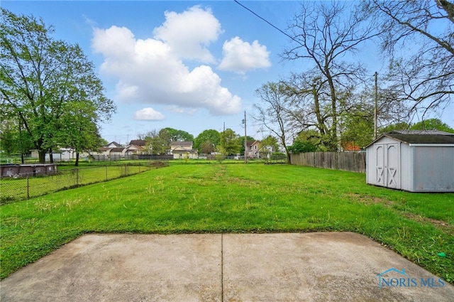 20161 Locust St, Weston, OH 43569 - view of yard featuring an outbuilding, fence, and a shed