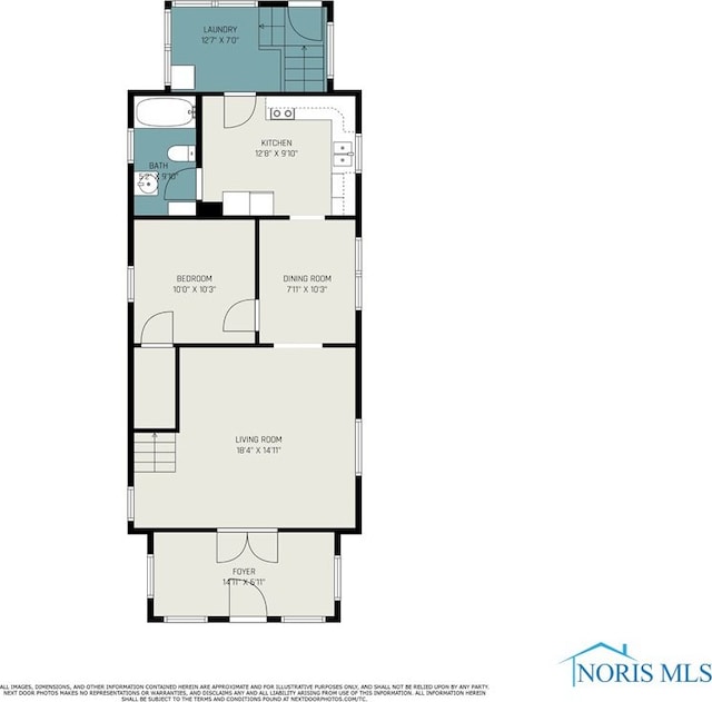 910 E High St, Bryan, OH 43506 - home floor plan