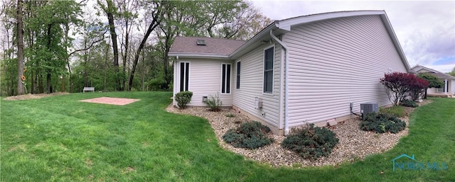 109 Rivers Edge Ln Unit C, Upper Sandusky, OH 43351 - view of home's exterior with a yard and central air condition unit
