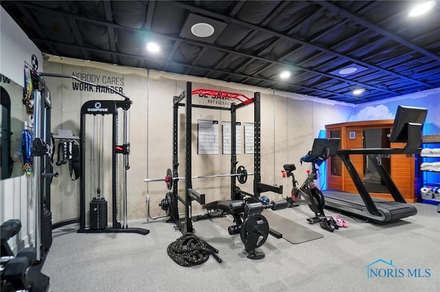 8440 E Woodland Trl, Findlay, OH 45840 - view of exercise area