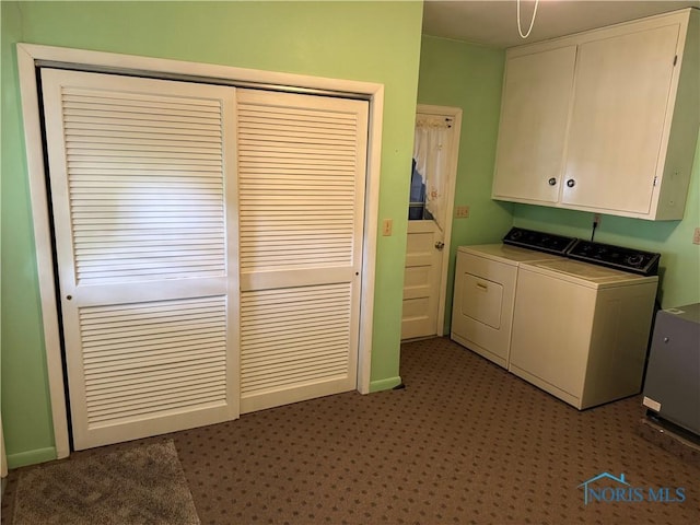 165 5th St, Mcclure, OH 43534 - washroom with washing machine and dryer and cabinet space