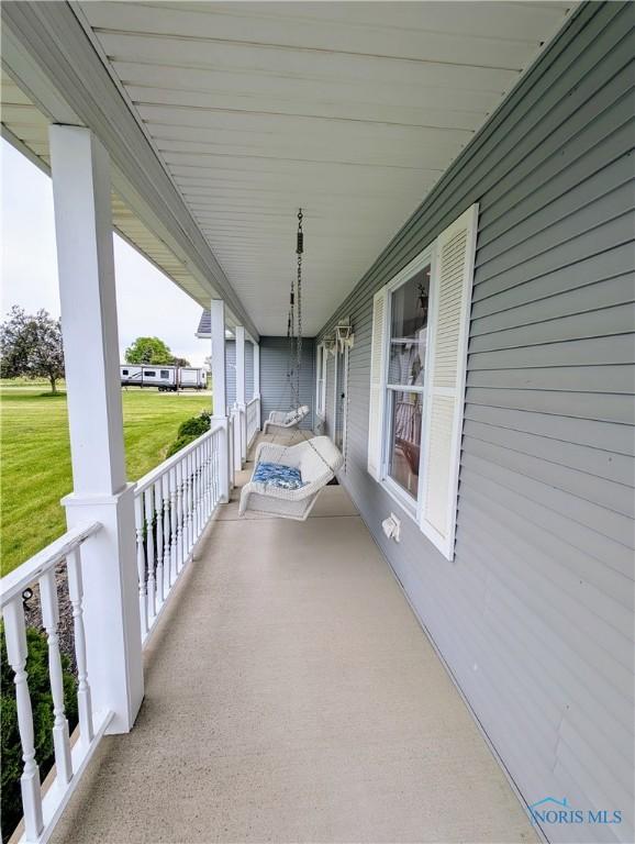 2450 N Billman Rd, Genoa, OH 43430 - view of covered porch