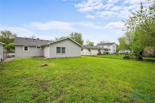 view of rear view of property