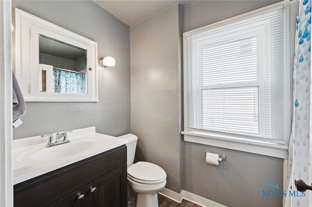 2352 108th St, Toledo, OH 43611 - full bath with vanity and wood finished floors
