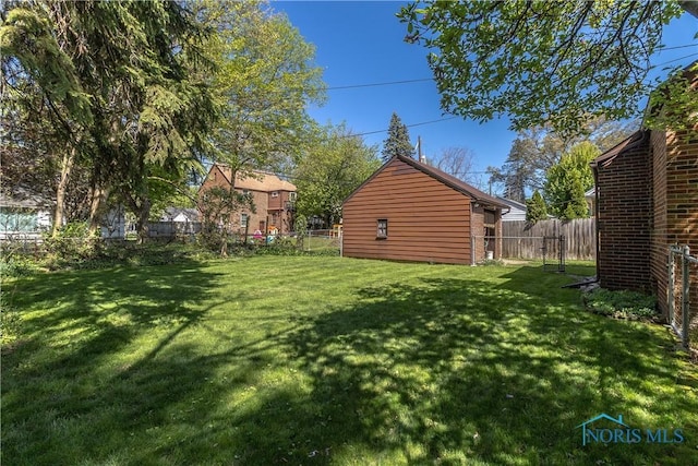 view of yard