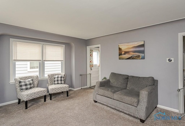 3134 Cragmoor Ave, Toledo, OH 43614 - carpeted living room featuring baseboards