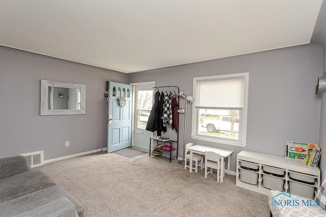 3134 Cragmoor Ave, Toledo, OH 43614 - living area featuring carpet flooring and baseboards