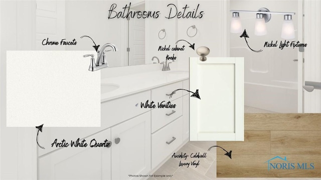 134 Valley Hall Dr, Perrysburg, OH 43551 - full bath with double vanity and a shower