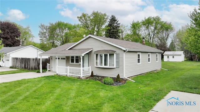 588 Douglas Dr, Wauseon, OH 43567 - ranch-style home featuring a garage, concrete driveway, and roof with shingles