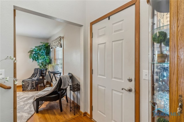 9704 Monto Ln, Findlay, OH 45840 - foyer entrance featuring wood finished floors and healthy amount of natural light