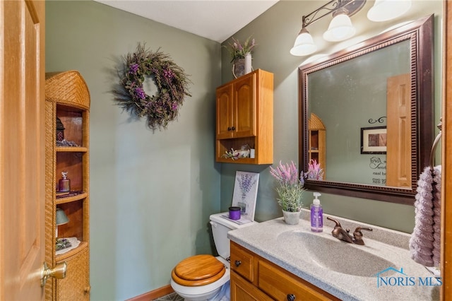 9704 Monto Ln, Findlay, OH 45840 - half bath with toilet and vanity