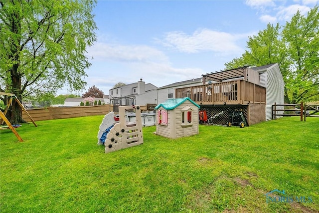 2034 Kellerston Rd, Maumee, OH 43537 - view of playground featuring a wooden deck