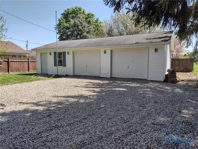 S832 County Road 20b, Archbold, OH 43555 - detached garage featuring fence