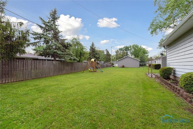 1639 Brookside Dr, Findlay, OH 45840 - view of yard featuring a playground