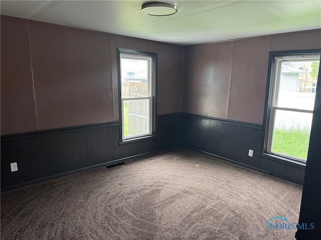 215 E Bryan St, Bryan, OH 43506 - unfurnished room featuring carpet and wainscoting
