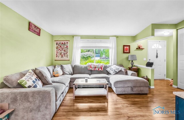 5956 E Pembridge Dr, Toledo, OH 43615 - living area with wood finished floors and baseboards