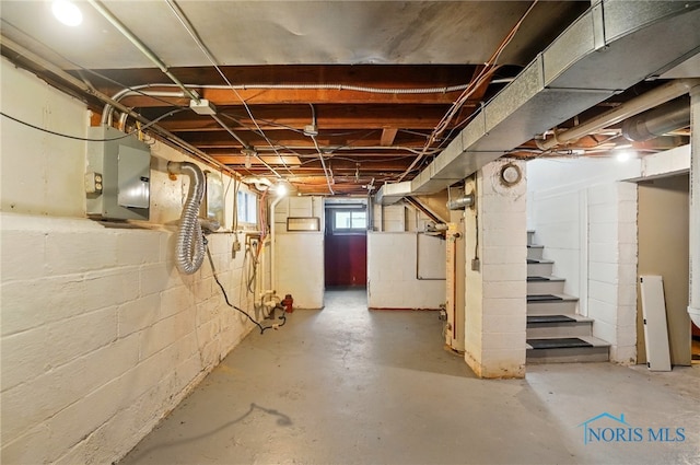 4315 Eastway St, Toledo, OH 43612 - basement featuring stairway and electric panel