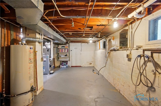 4315 Eastway St, Toledo, OH 43612 - basement with gas water heater and heating unit