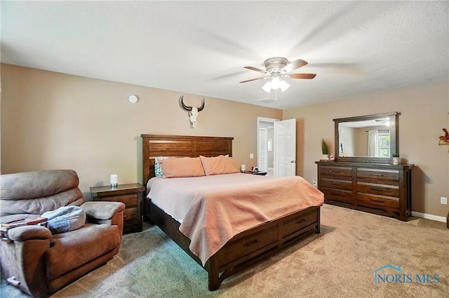 9544 Maumee Western Rd, Monclova, OH 43542 - bedroom featuring light colored carpet and a ceiling fan