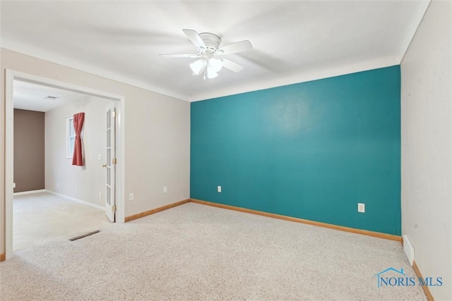 1208 Lindau St, Archbold, OH 43502 - unfurnished room with ceiling fan, carpet, and baseboards
