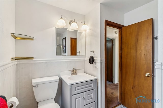 832 Maple Ln, Waterville, OH 43566 - bathroom with toilet and vanity