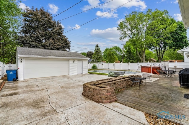 832 Maple Ln, Waterville, OH 43566 - view of detached garage