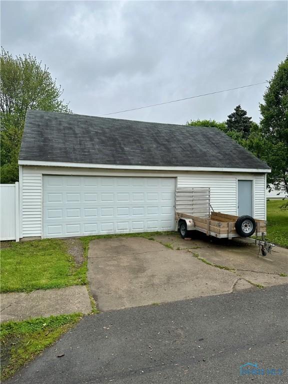 202 E Montford Ave, Ada, OH 45810 - view of detached garage