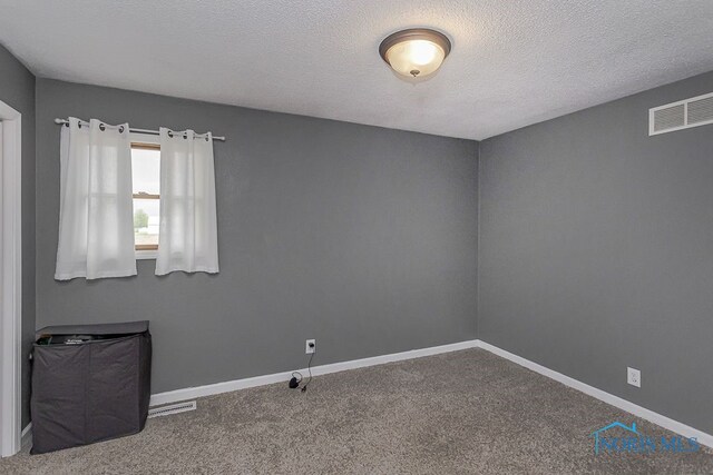 17315 County Road R, Napoleon, OH 43545 - carpeted empty room with baseboards and a textured ceiling
