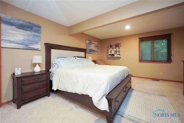2008 Rush Creek Ct, Findlay, OH 45840 - bedroom featuring light colored carpet and baseboards