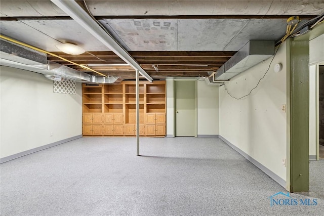 2454 Adams Ridge Rd, Defiance, OH 43512 - basement featuring baseboards