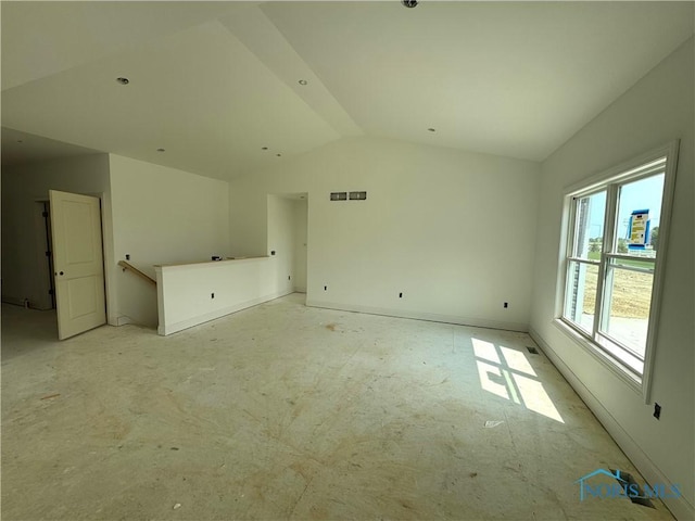 1902 Caleb Ct, Waterville, OH 43566 - spare room with vaulted ceiling