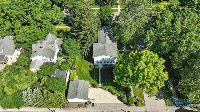 232 E Wayne St, Maumee, OH 43537 - drone / aerial view