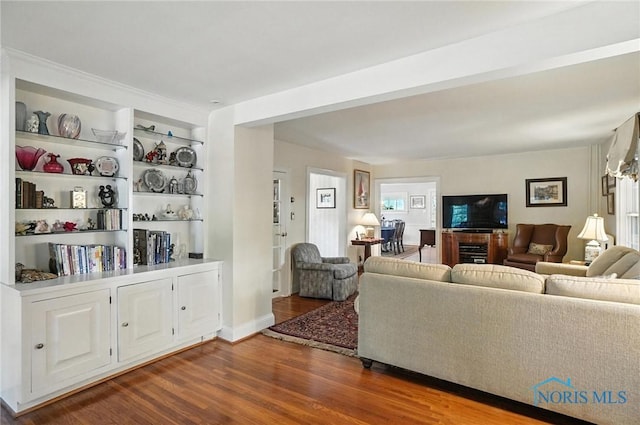 232 E Wayne St, Maumee, OH 43537 - living room featuring wood finished floors