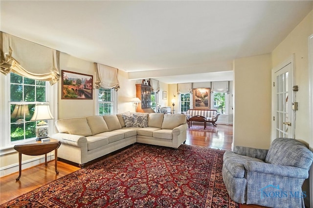 232 E Wayne St, Maumee, OH 43537 - living room with wood finished floors