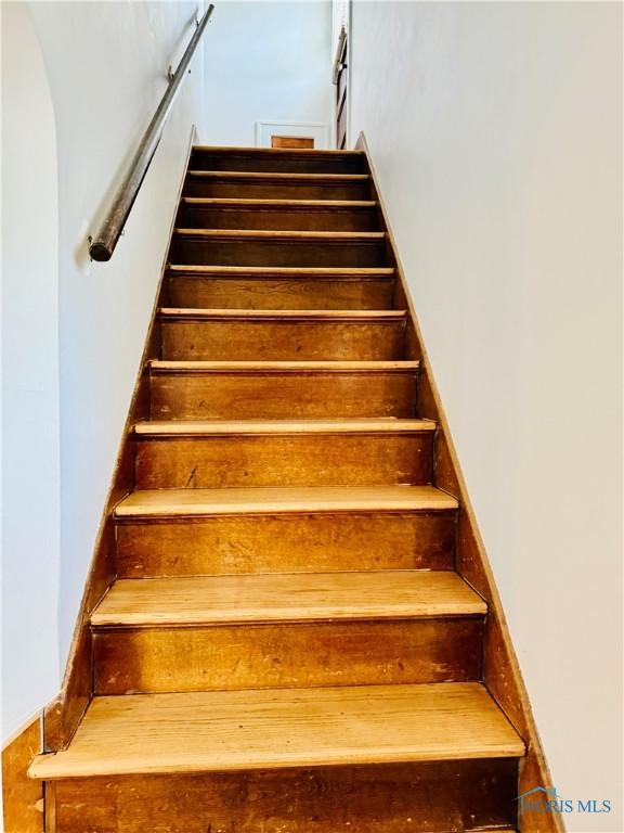 view of staircase