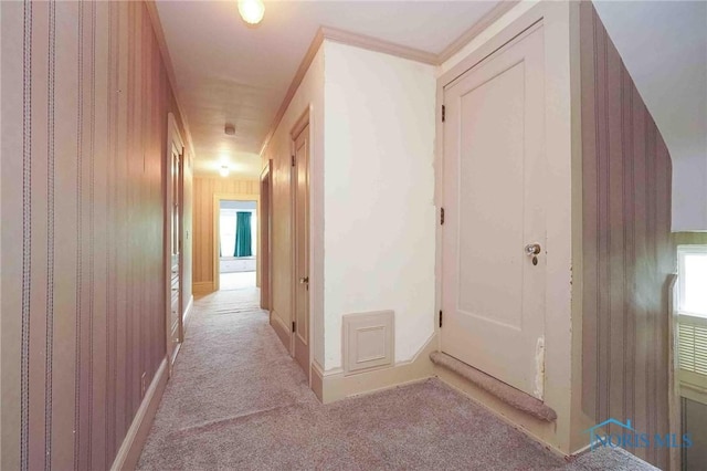 1211 S Main St, Findlay, OH 45840 - corridor with carpet floors and baseboards
