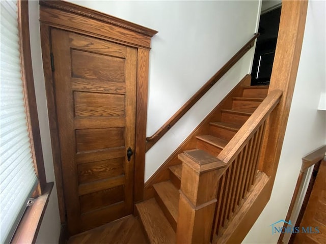 view of staircase