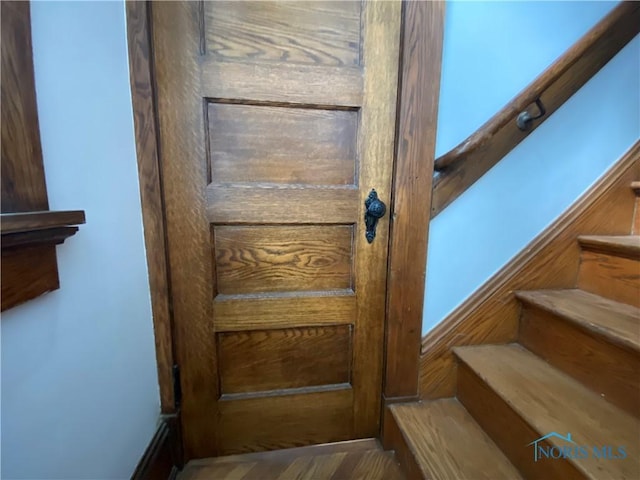 view of stairs