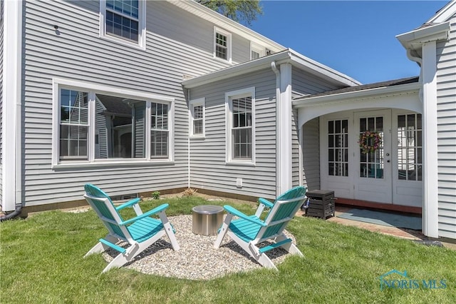 1619 Grant Blvd, Findlay, OH 45840 - view of patio / terrace featuring french doors