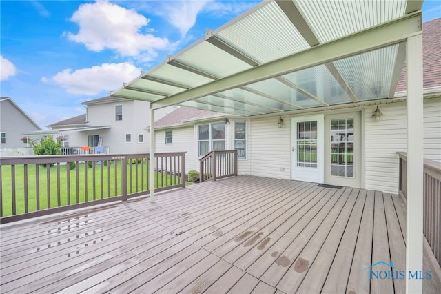 1330 Kennsington Dr, Findlay, OH 45840 - wooden deck with a yard
