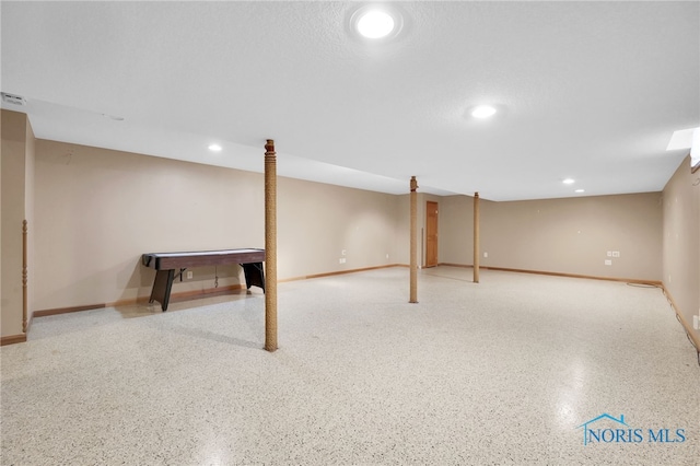 1330 Kennsington Dr, Findlay, OH 45840 - finished basement featuring baseboards and recessed lighting