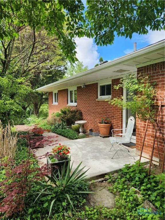 28330 W River Rd, Perrysburg, OH 43551 - back of house with a patio area and brick siding